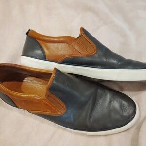 Coach New York Mens Leather Slip-On Shoes Size 11